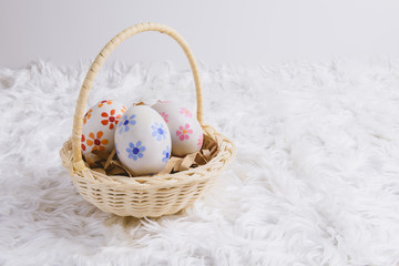 colorful handmade easter eggs