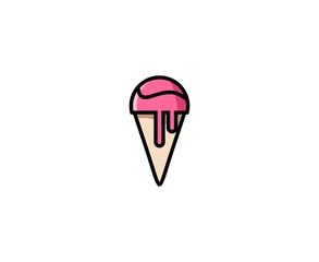 Ice cream logo