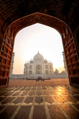 Sunrise at Taj Mahal, Agra, Uttar Pradesh, India