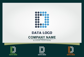 blue D data logo