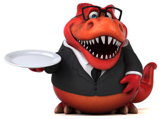 Fun Trex - 3D Illustration © Julien Tromeur