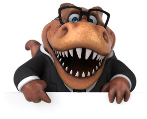 Fun Trex - 3D Illustration © Julien Tromeur
