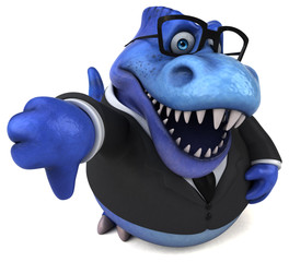 Fun Trex - 3D Illustration © Julien Tromeur