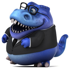 Fun Trex - 3D Illustration © Julien Tromeur