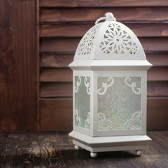 White arabic lantern