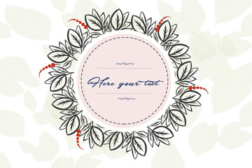 watercolor flowers, wreath, wedding invitations, pattern