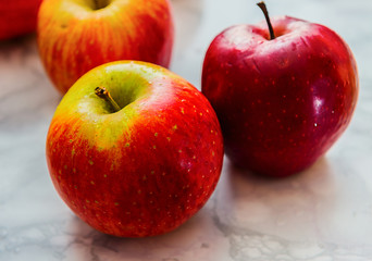 fresh red apples