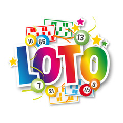 Naklejka premium Loto