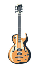 Naklejka premium Musical intruments design