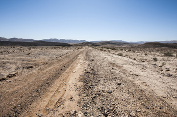 Fototapeta na wymiar Stone Desert in Israel