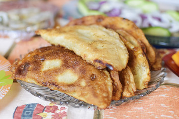 Chebureki home made.
