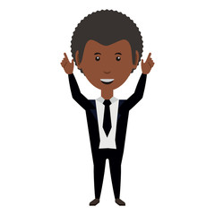 Fototapeta premium cartoon businessman icon