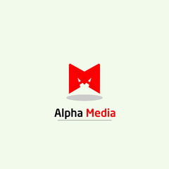 Letter A Media Logo