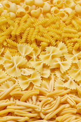 Pasta as a texture close up. 