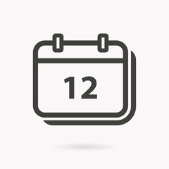 Calendar vector icon.