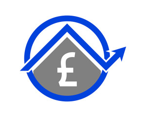 Obraz premium pound sterling currency roof money currency price finance image vector icon logo symbol