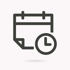Calendar vector icon.
