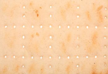 cracker biscuit close up abstract background
