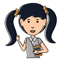 cartoon businesswoman icon