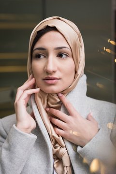 Young woman in hijab