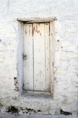   The old door of the old house. Mugla. Turkey