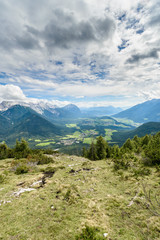 Fototapeta na wymiar Simmering mountain in Austria