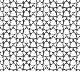 Abstract geometric Seamless pattern . Repeating geometric Black and white texture. geometric decoration