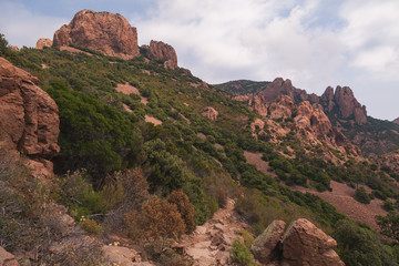 massif de l'estérel, agay, saint-raphael