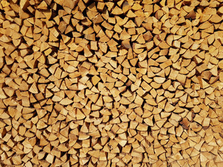 Cut Firewood as Background