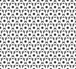 Abstract geometric Seamless pattern . Repeating geometric Black and white texture. geometric decoration