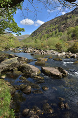 Avon Glaslyn, (River), North Wales, UK