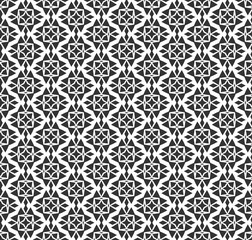 Abstract geometric Seamless pattern . Repeating geometric Black and white texture. geometric decoration