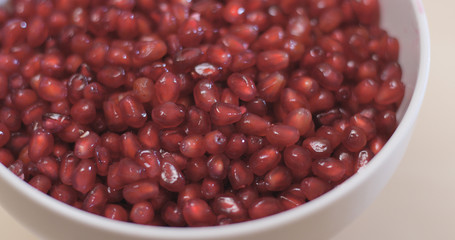 Fresh red pomegranate