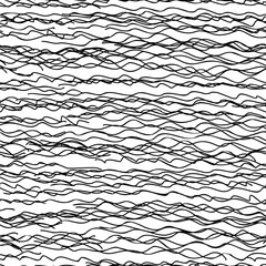 Hand drawn doodle lines. Seamless vector pattern. - 191316687