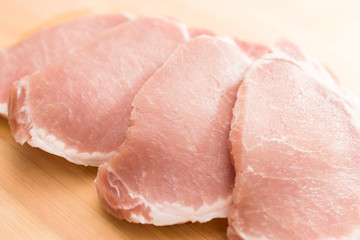 Raw Pork meat
