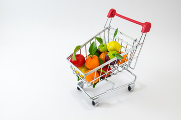 The colorful fruits sweets, Delerable Imitation Fruits is one of the popular auspicious Thai desserts.
