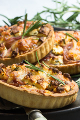 Gemüsekuchen überbacken