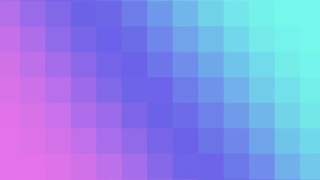 Colorful pixelated gradient animation
