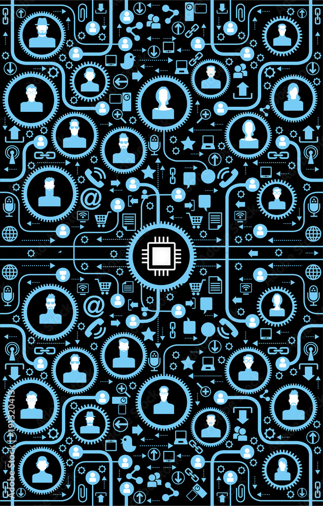 Poster people in a computer network