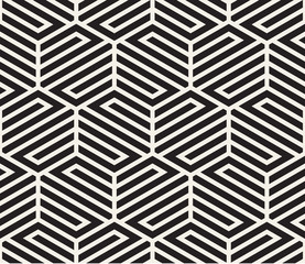 Vector seamless pattern. Modern stylish abstract texture. Repeating geometric tiles