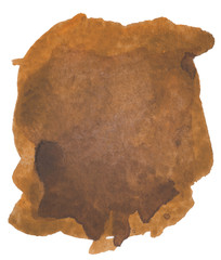 brown grunge paint stain