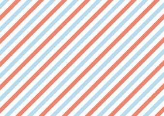 Red and blue diagonal striped background 
