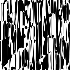 Abstract Lines Design Black and White Stripes Vector
