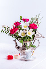 Still life with roses