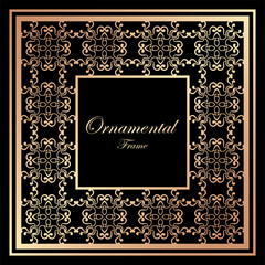 Vintage ornamental frame