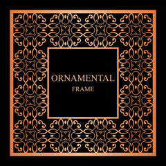 Vintage ornamental frame