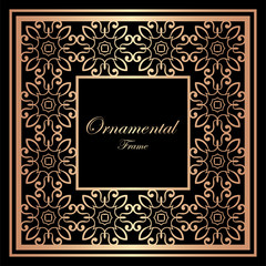 Vintage ornamental frame