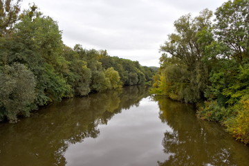 Die Unsrut zwischen Laucha und Freyburg