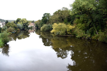 Die Unsrut zwischen Laucha und Freyburg