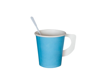  paper coffee cups. (clipping path)